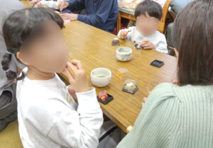 手作り和菓子でお抹茶