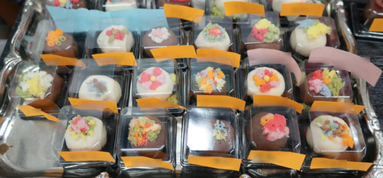 完成した和菓子