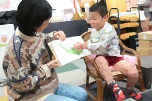 こどもが読み聞かせ